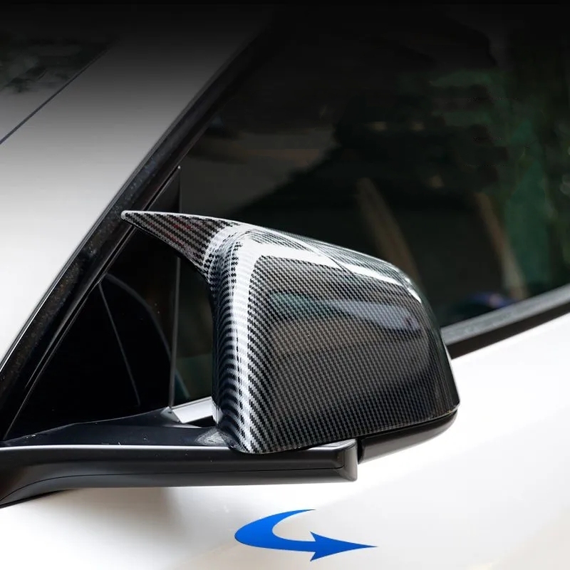 Tesla Model Y Bullhorn Shaped Mirror Covers (2020-2023)-TESGOD