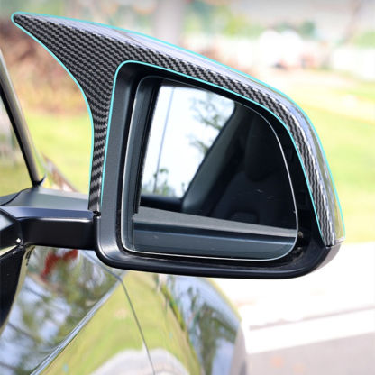 Tesla Model Y Bullhorn Shaped Mirror Covers (2020-2023)-TESGOD