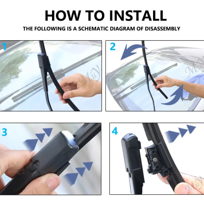 Tesla Model Y Wiper Blades (Set of 2) – 26" & 20" Blades-TESGOD