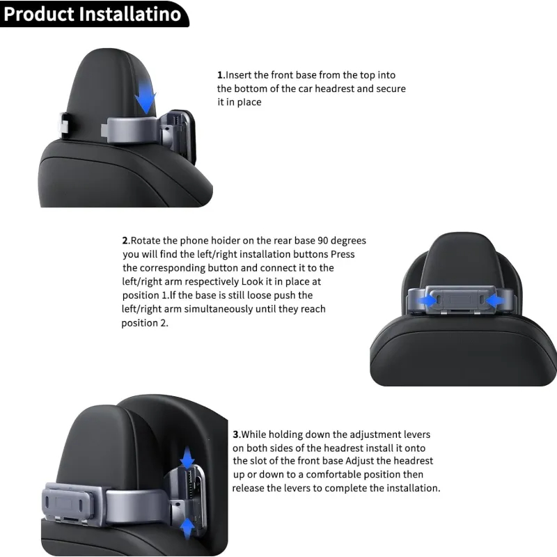 Neck Pillow for Tesla Model Y/S/3/X | ​​Adjustable Ergonomic Headrest-TESGOD