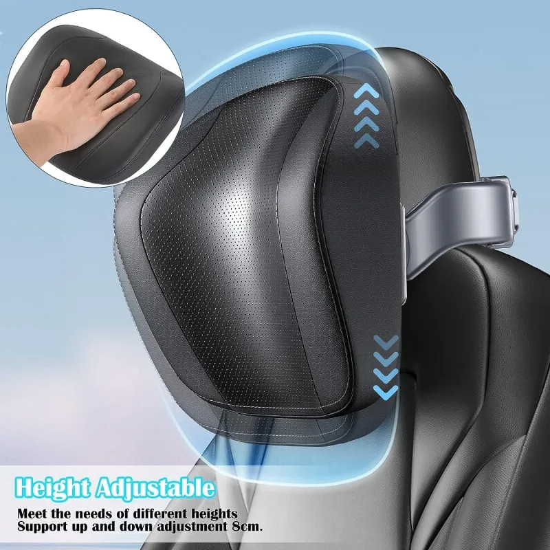 Neck Pillow for Tesla Model Y/S/3/X | ​​Adjustable Ergonomic Headrest-TESGOD