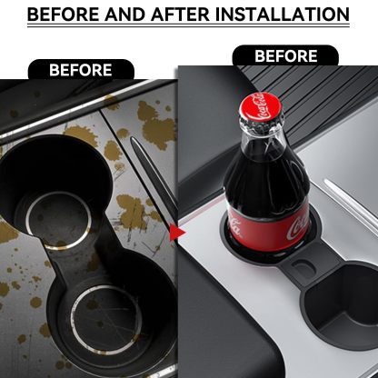 Center Console Tesla Cup Holder for Model 3（2021-2023.10）/ Y（2020-2024）-TESGOD
