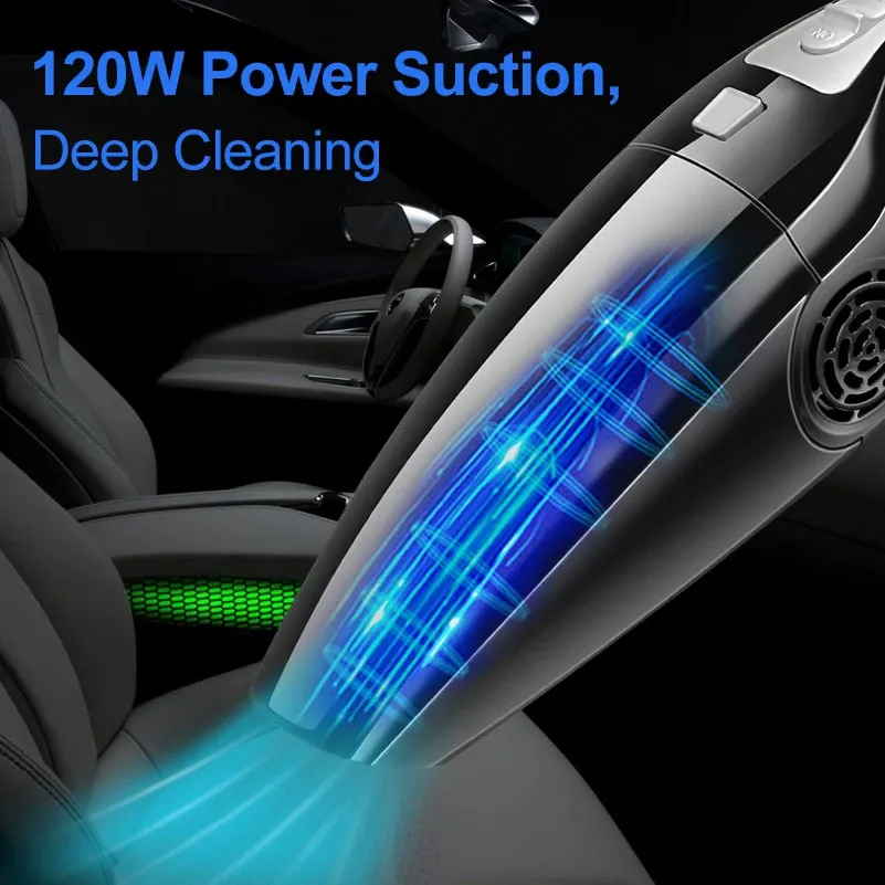 Tesla Small Portable Vacuum Cleaner for Car – Powerful Suction-TESGOD