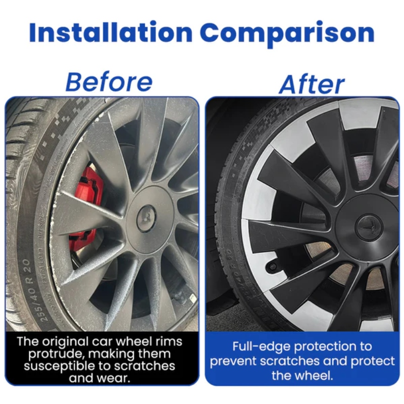 Tesla Model Y 20-Inch Wheel Rim Protector (2020-2024) – UV & Debris Protection-TESGOD