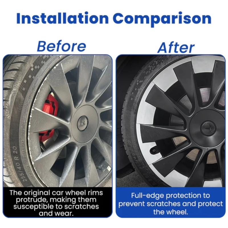 Tesla Model Y 20-Inch Wheel Rim Protector (2020-2024) – UV & Debris Protection-TESGOD