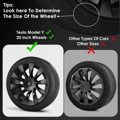 Tesla Model Y 20-Inch Wheel Rim Protector (2020-2024) – UV & Debris Protection-TESGOD