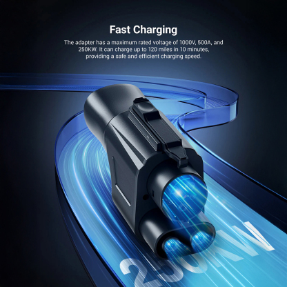 Tesla to CCS1 Adapter – Fast Charging, Up to 250KW, Overheating Protection-TESGOD