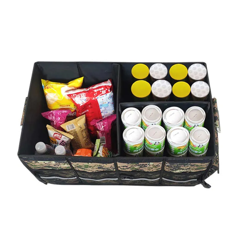 Tesla Trunk Organizer for Model S/3/X/Y - Collapsible, Water-Resistant Storage Solution-TESGOD