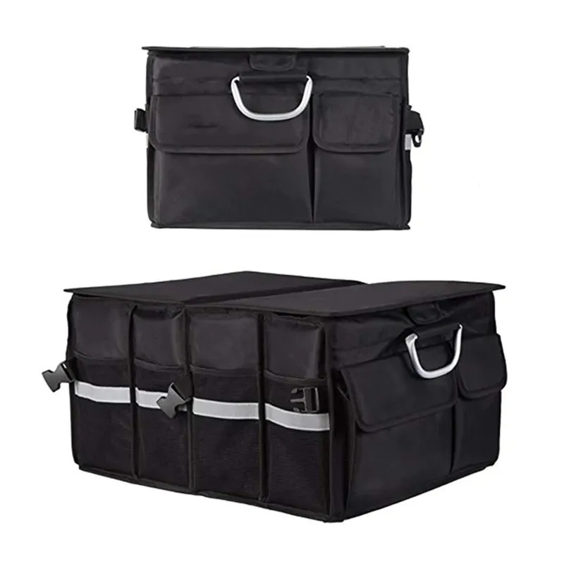 Tesla Trunk Organizer for Model S/3/X/Y - Collapsible, Water-Resistant Storage Solution-TESGOD