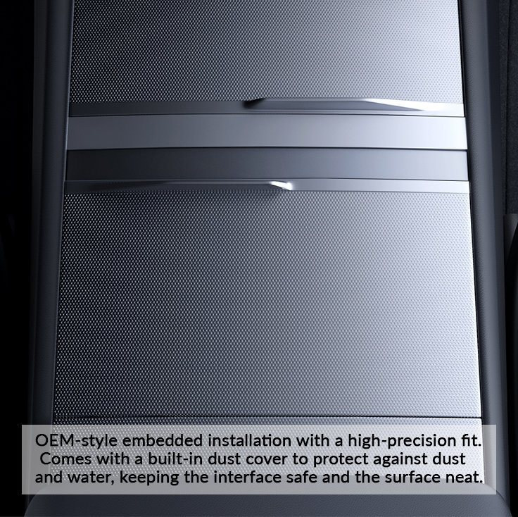 USB Hub Docking Station for Tesla Model Y Juniper & Model 3 Highland: 125W Ultra-Fast Charging, Smart Temperature Control, Seamless Integration