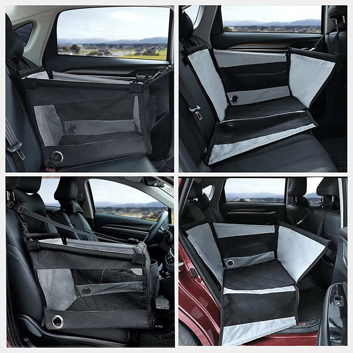 Waterproof Dog Seat Cover for Tesla Model S/3/X/Y – Secure, Breathable, & Easy-to-Clean Pet Basket-TESGOD