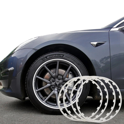 Wheel Rim Protectors for Tesla Model 3/Y (4PCS) – Durable Nylon Fiber-TESGOD