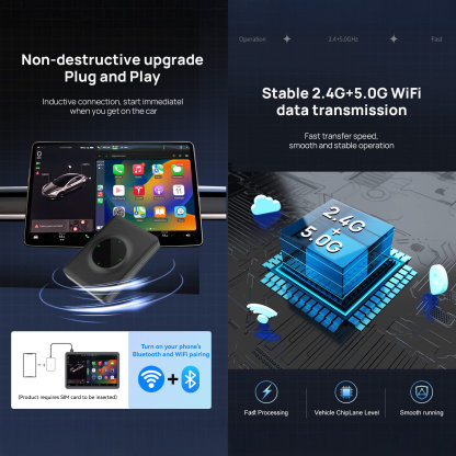 Wireless Apple CarPlay Adapter for Tesla-TESGOD