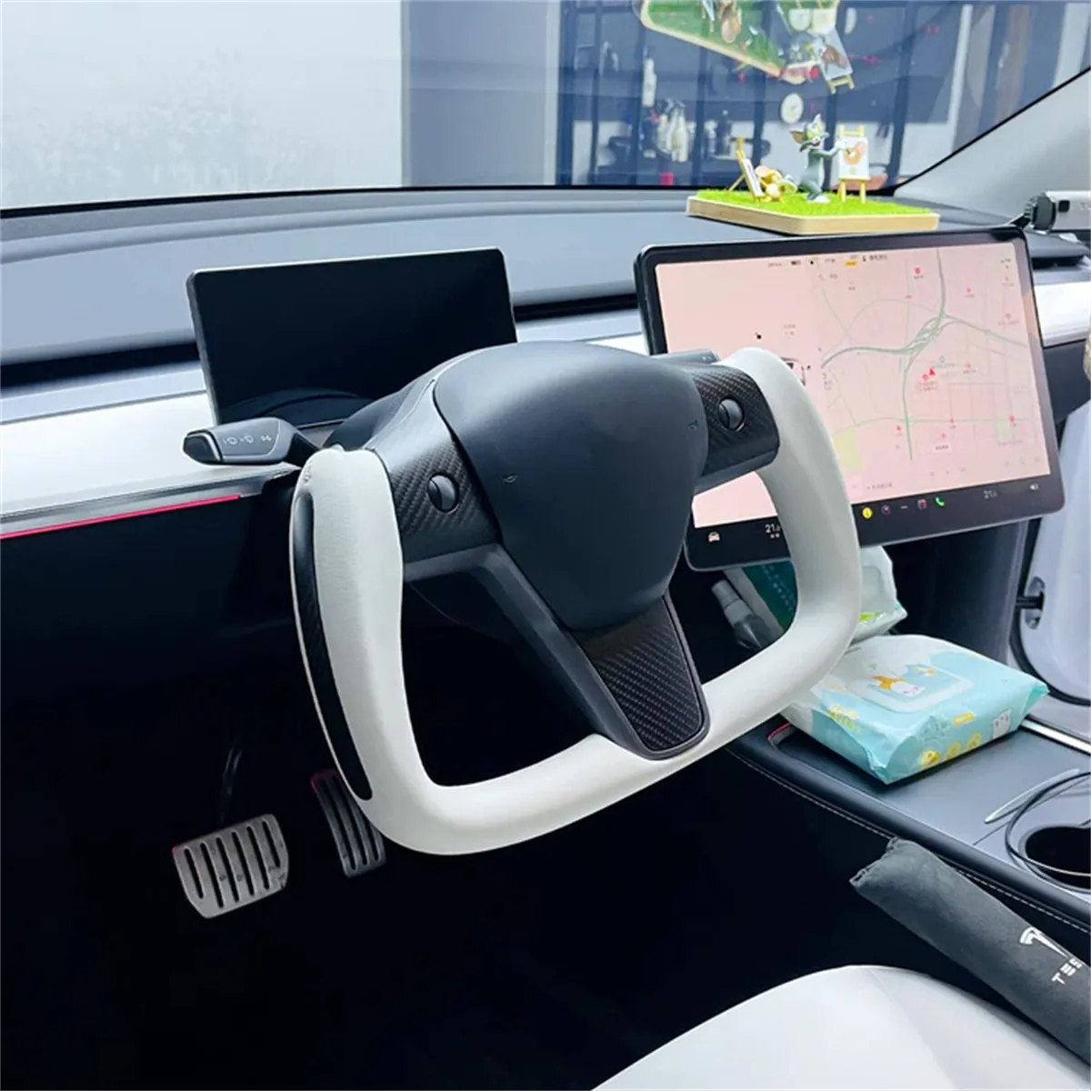 Yoke Steering Wheel for Tesla Model 3 / Y (2017-2023)-TESGOD