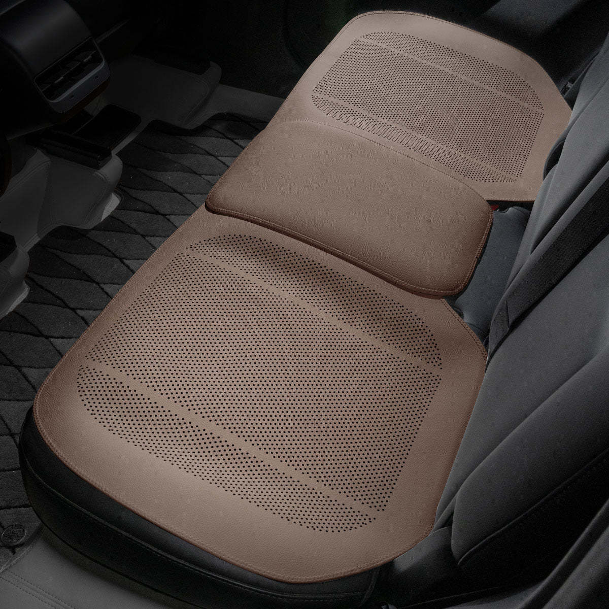 All-Wheather Nappa Leather Car Seat Covers for Tesla Model 3/Y/S/X
