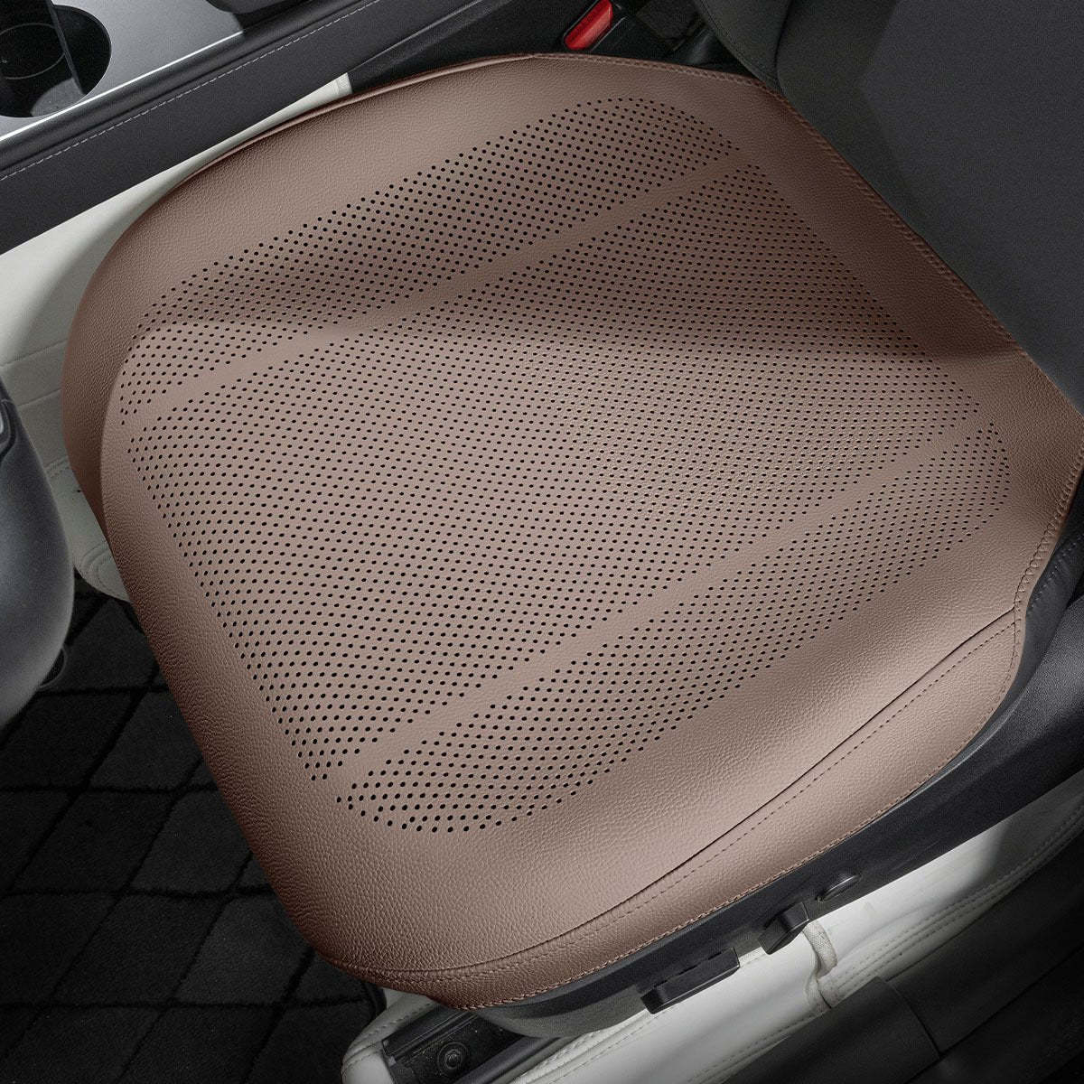 All-Wheather Nappa Leather Car Seat Covers for Tesla Model 3/Y/S/X