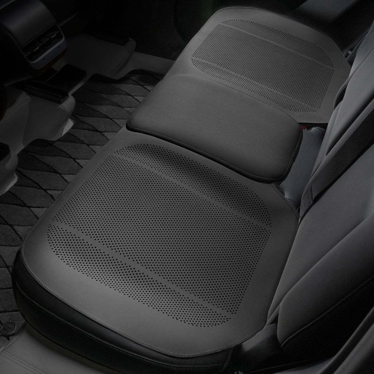 All-Wheather Nappa Leather Car Seat Covers for Tesla Model 3/Y/S/X