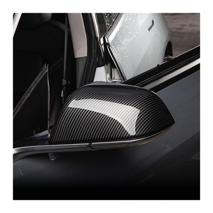 Real Carbon Fiber Rearview Mirror Covers for Tesla Model 3 (Set of 2) – Non-Replacement Style-TESGOD