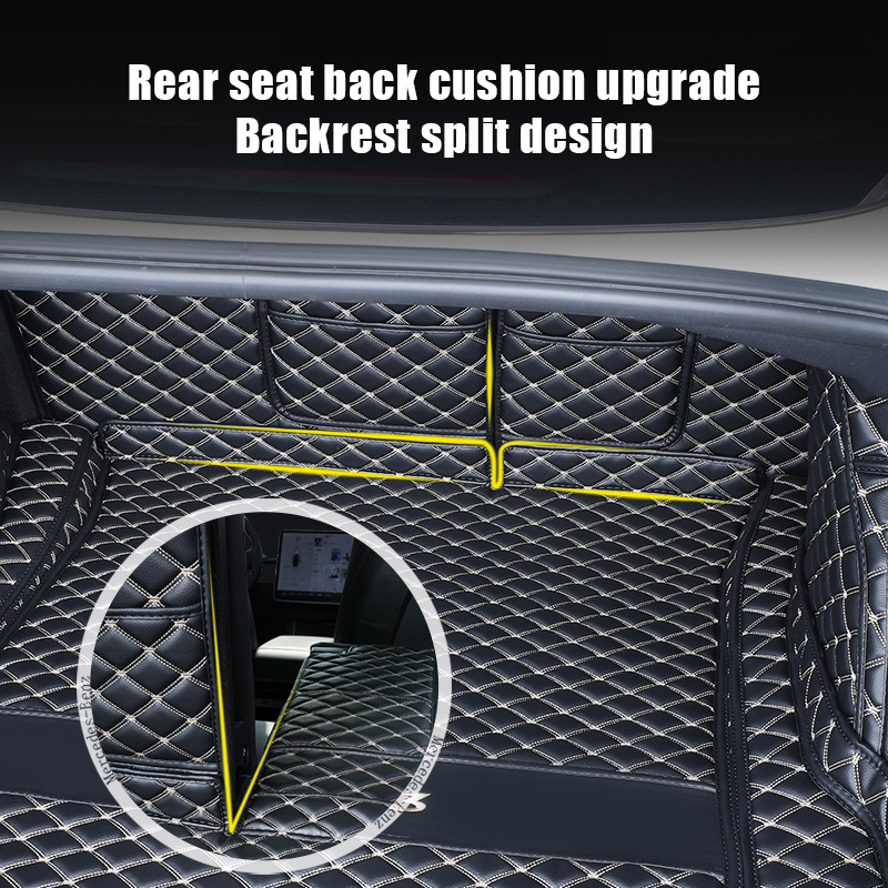 Tesla Model 3 Trunk Mats (8-Piece Set) - Waterproof, Soundproof, Stain-Resistant-TESGOD