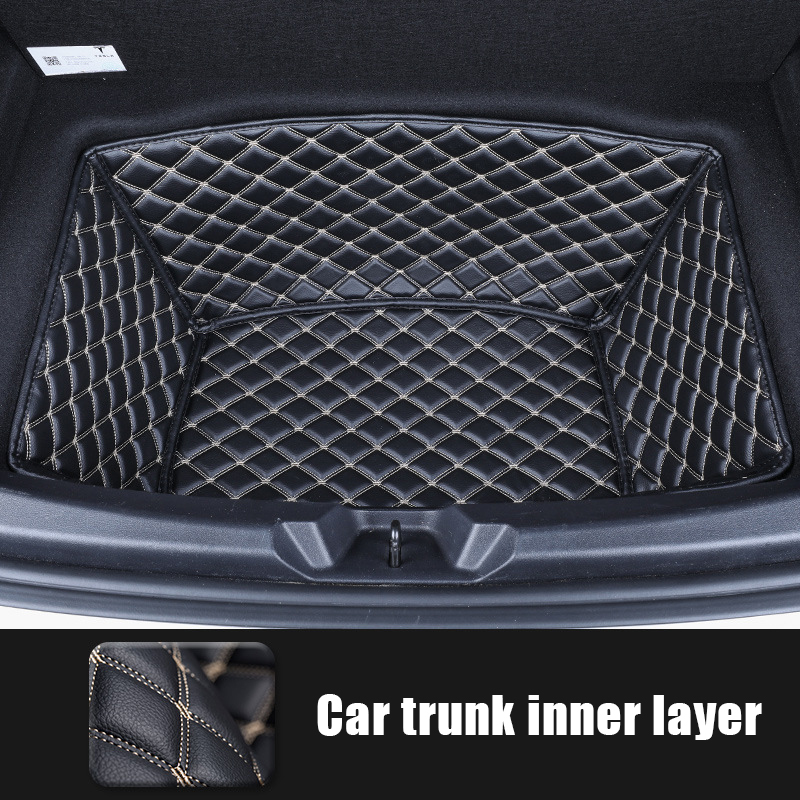 Tesla Model 3 Trunk Mats (8-Piece Set) - Waterproof, Soundproof, Stain-Resistant-TESGOD