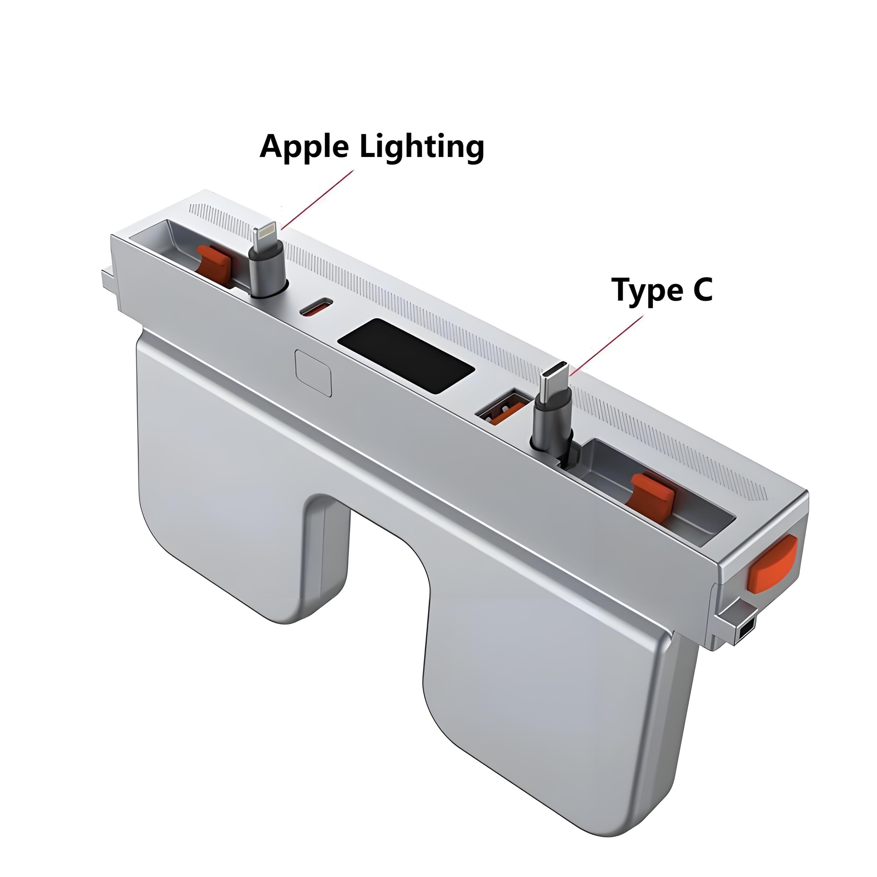 Center Console Ambient Light USB Hub Tesla Model Y Juniper / Model 3 Highland