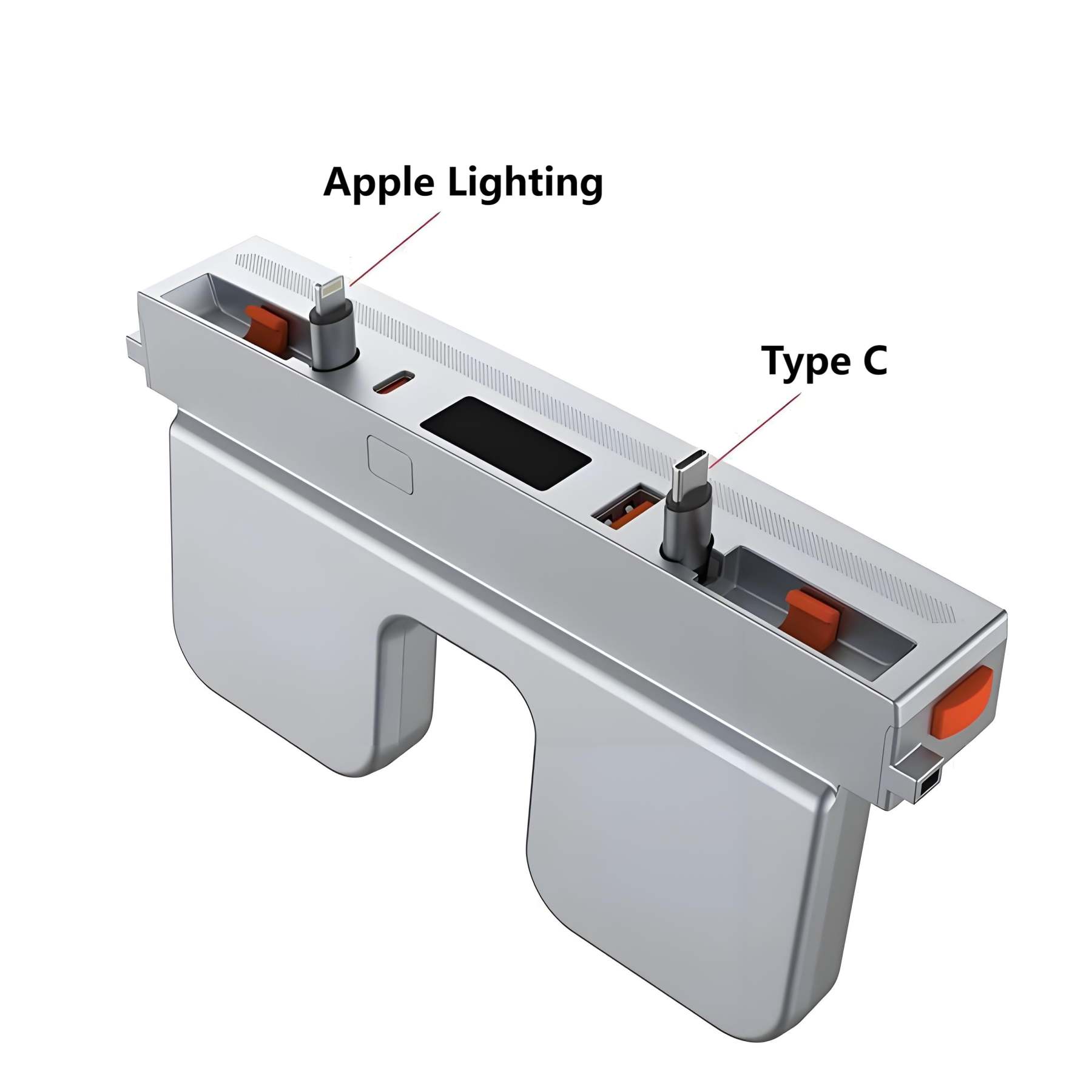 Center Console Ambient Light USB Hub Tesla Model Y Juniper / Model 3 Highland