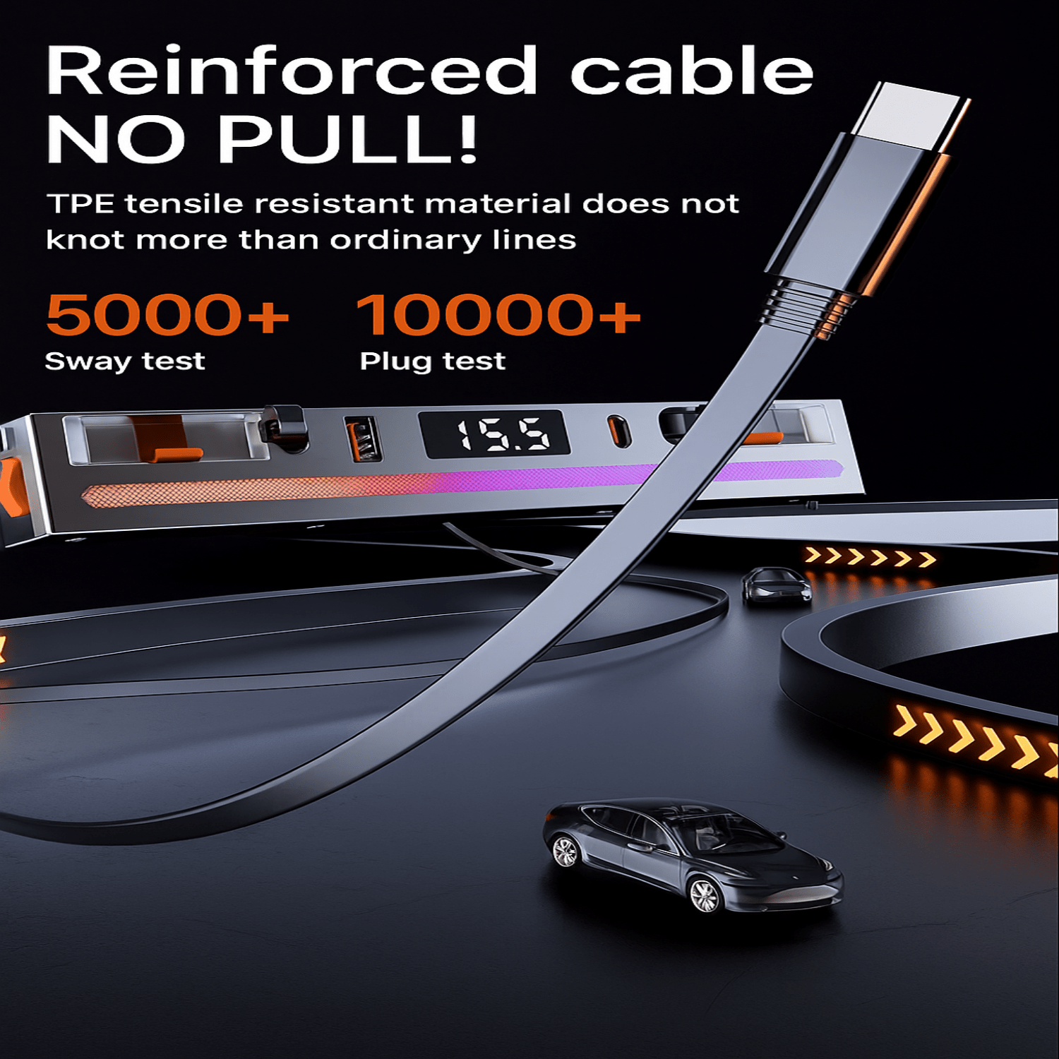 Center Console Ambient Light USB Hub Tesla Model Y Juniper / Model 3 Highland