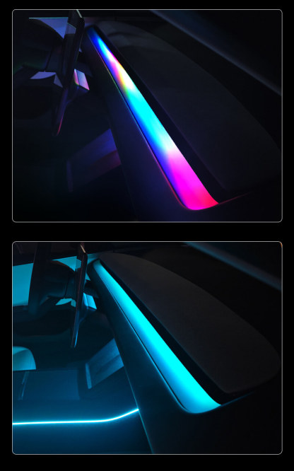 Interior Neon Lights Suitable for the 2024 Model 3-TESGOD