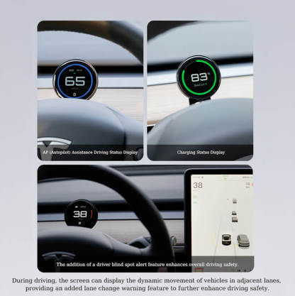 Magnetic Dashboard Heads-Up Display Screen Suitable for Tesla Model 3/Y-TESGOD