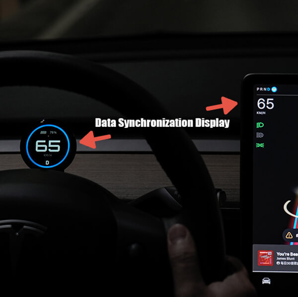 Magnetic Dashboard Heads-Up Display Screen Suitable for Tesla Model 3/Y-TESGOD