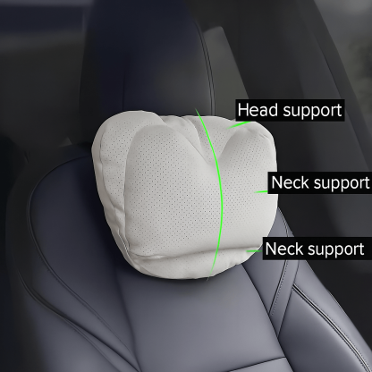 Dual-Layer Pressure Relief Headrest for Tesla Model 3/Y/S/X
