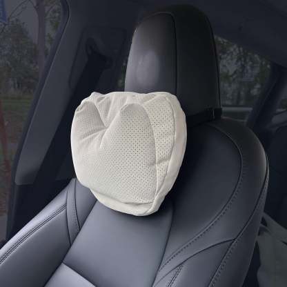Dual-Layer Pressure Relief Headrest for Tesla Model 3/Y/S/X