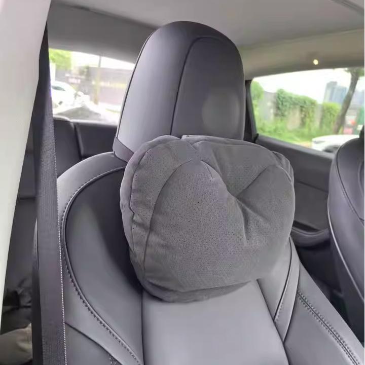 Dual-Layer Pressure Relief Headrest for Tesla Model 3/Y/S/X