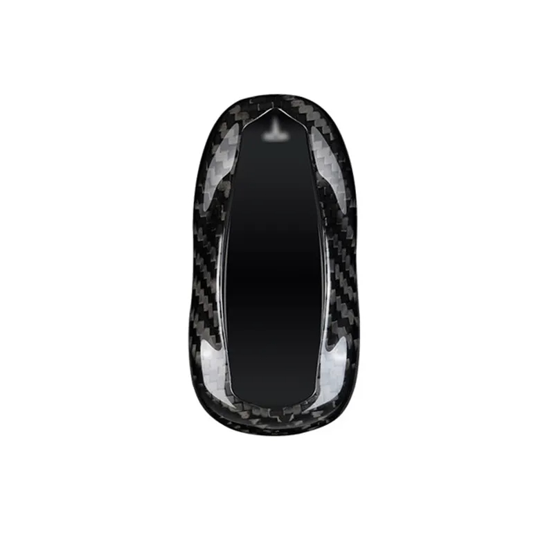 Carbon Fiber Key Fob Cover For Tesla Model S（2012-2018)-TESGOD