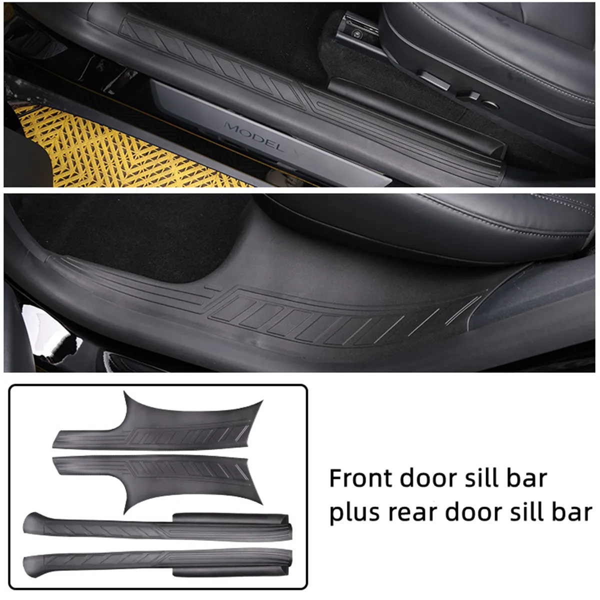 Door Sill Protector for Tesla Model Y (2020-2023)-TESGOD
