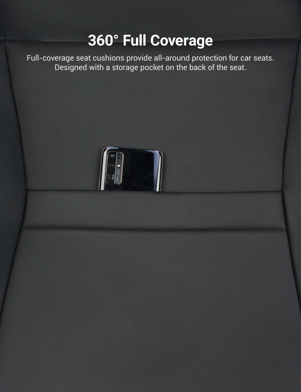 Full Leather Seat Covers for Tesla Cybertruck (10 PCS)