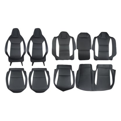 Full Leather Seat Covers for Tesla Cybertruck (10 PCS)