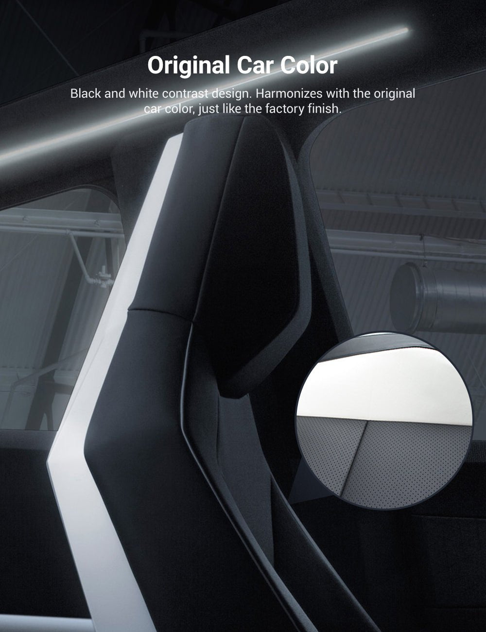 Full Leather Seat Covers for Tesla Cybertruck (10 PCS)