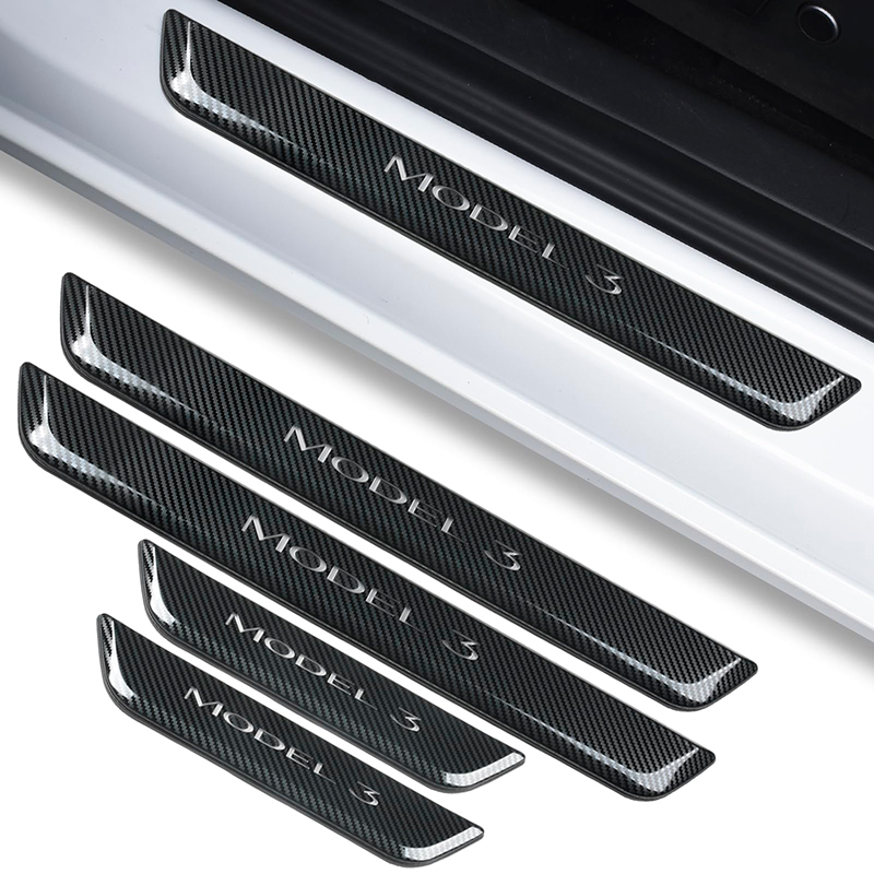 Tesla Model 3 (2019-2023.10) / Y (2020-2024) Illuminated Door Sills-TESGOD