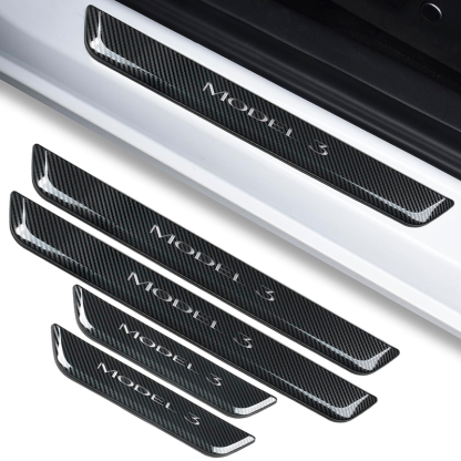 Tesla Model 3 (2019-2023.10) / Y (2020-2024) Illuminated Door Sills-TESGOD
