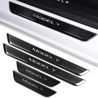 Tesla Model 3 (2019-2023.10) / Y (2020-2024) Illuminated Door Sills-TESGOD