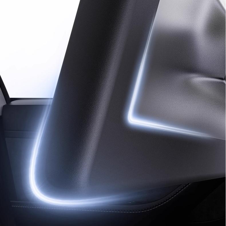 Magnetic Silicone Center Screen Frame for Tesla Model Y Juniper & Model 3 Highland