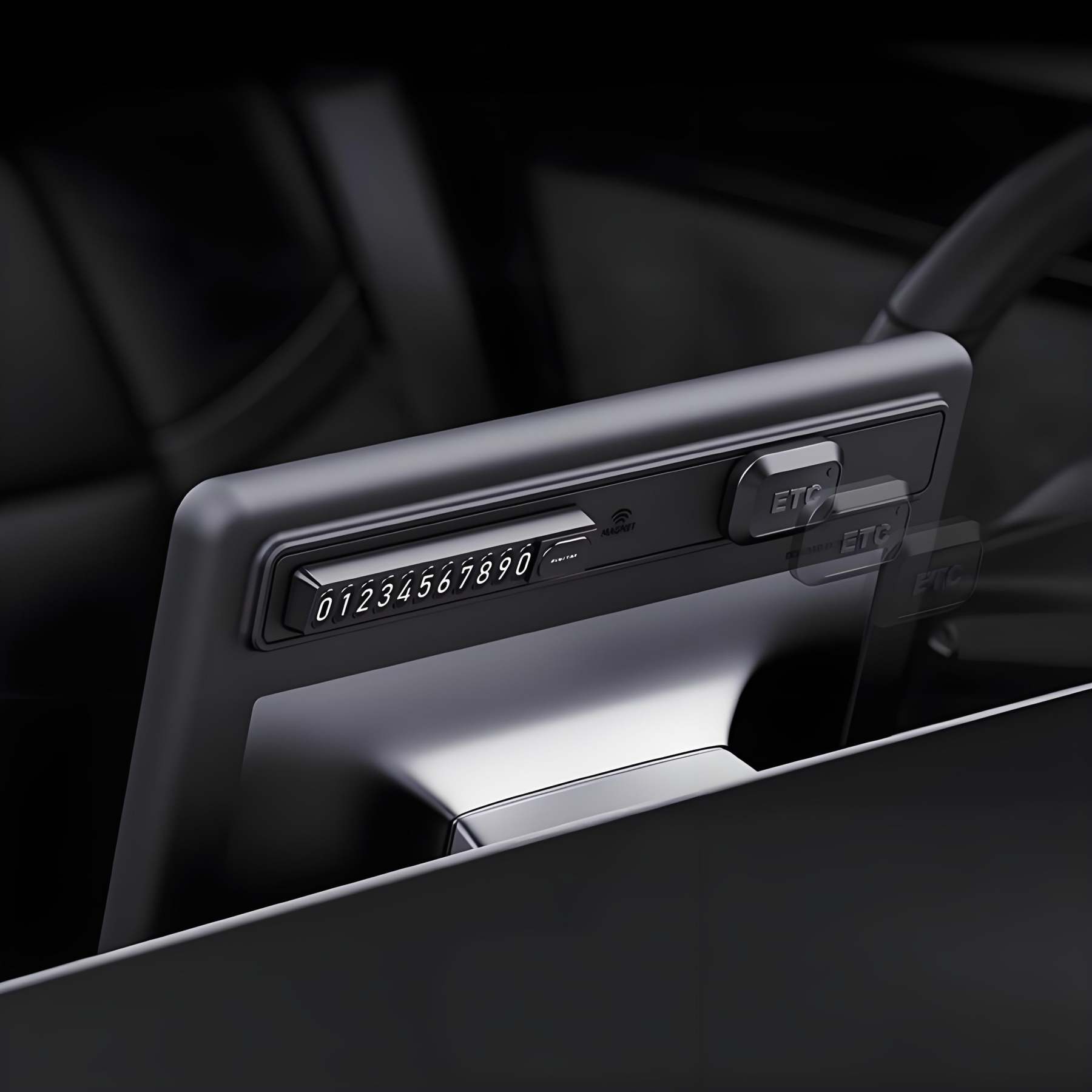 Magnetic Silicone Center Screen Frame for Tesla Model Y Juniper & Model 3 Highland