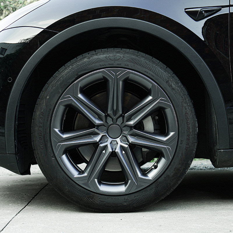 19" Tesla Model Y Wheel Covers (4pcs) - Reinforced ABS Hubcaps for 2020-2024 Model Y-TESGOD