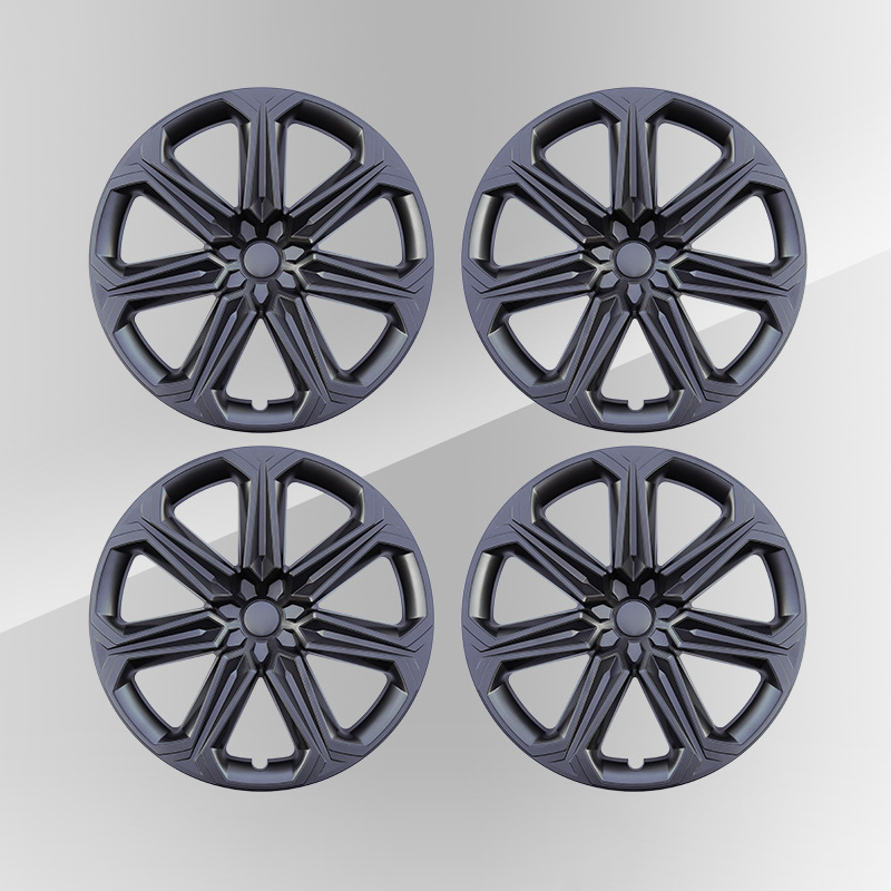 19" Tesla Model Y Wheel Covers (4pcs) - Reinforced ABS Hubcaps for 2020-2024 Model Y-TESGOD