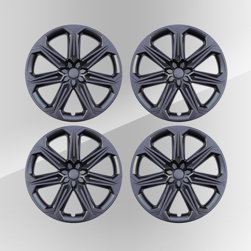 19" Tesla Model Y Wheel Covers (4pcs) - Reinforced ABS Hubcaps for 2020-2024 Model Y-TESGOD