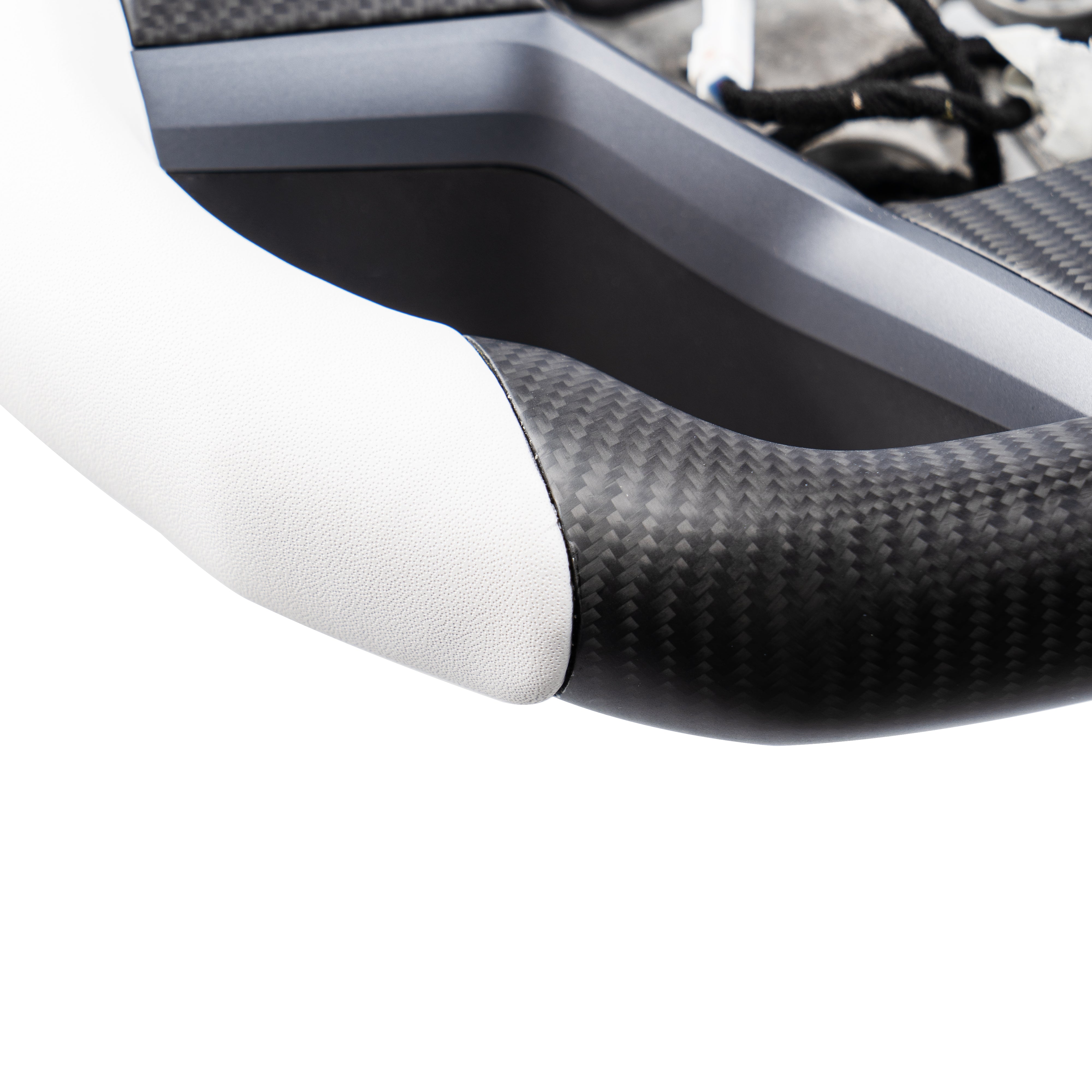 Sport Round Carbon Fiber Steering Wheel for Tesla Model 3/Y