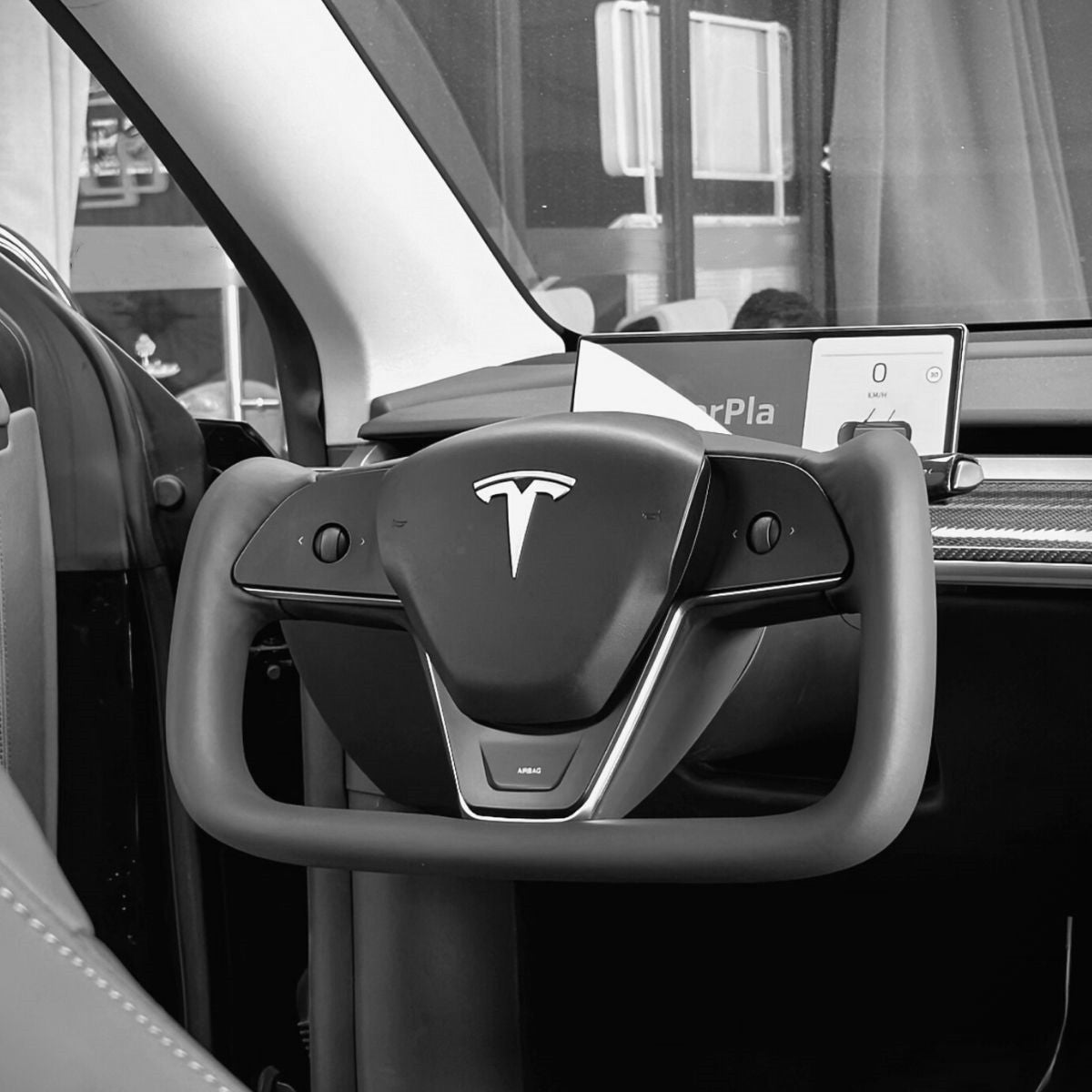 New Plaid Steering Wheel for Tesla Model 3 / Y