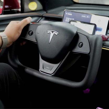 New Plaid Steering Wheel for Tesla Model 3 / Y