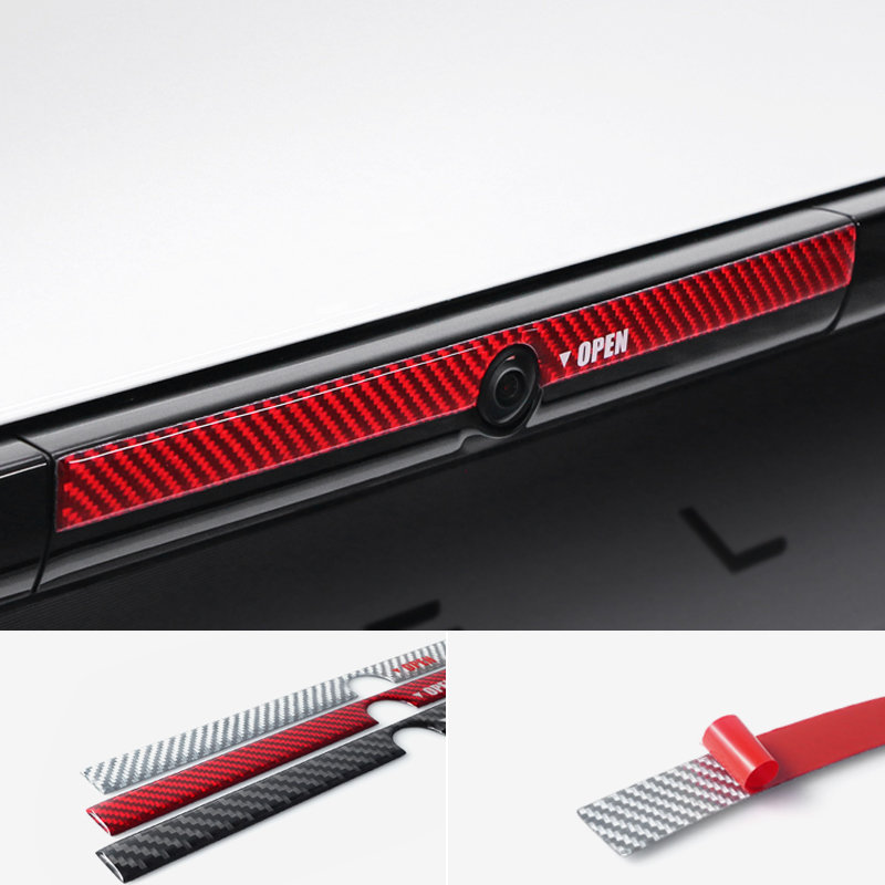 Trunk Button Indicator Sticker for Tesla Model Y Juniper (2025.03+)